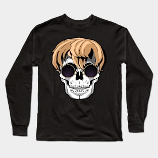 Stylish blonde skull Long Sleeve T-Shirt